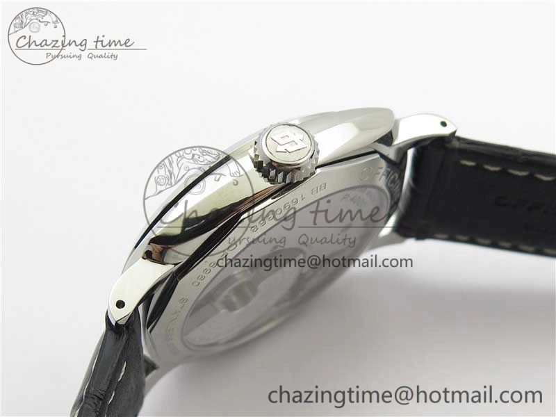 PAM572 Q Radiomir 1940 V9F 1:1 Best Edition Black Dial on Black Leather Strap P.4000 Super Clone