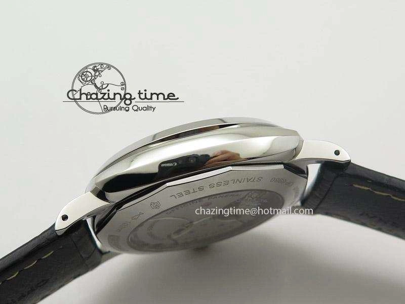 PAM572 Q V6F Black Dial On Black Leather Strap P2002