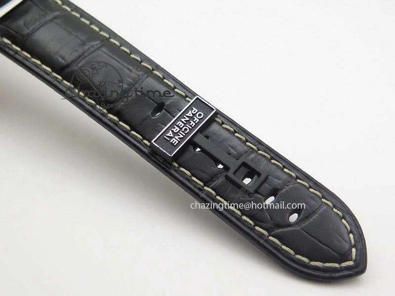 PAM572 Q V6F Black Dial On Black Leather Strap P2002