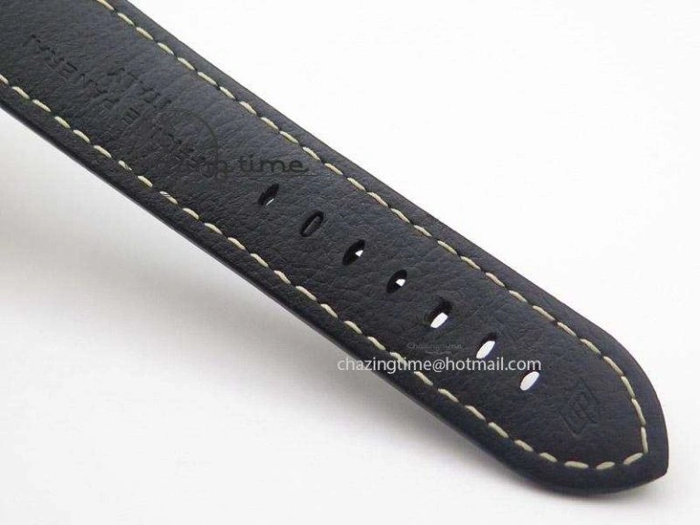 PAM572 Q V6F Black Dial On Black Leather Strap P2002