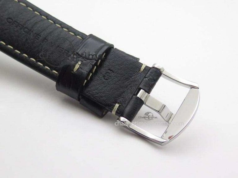 PAM572 Q V6F Black Dial On Black Leather Strap P2002