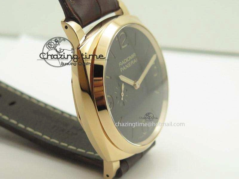 PAM573 Q V6F Brown Dial on Brown Leather Strap P2002