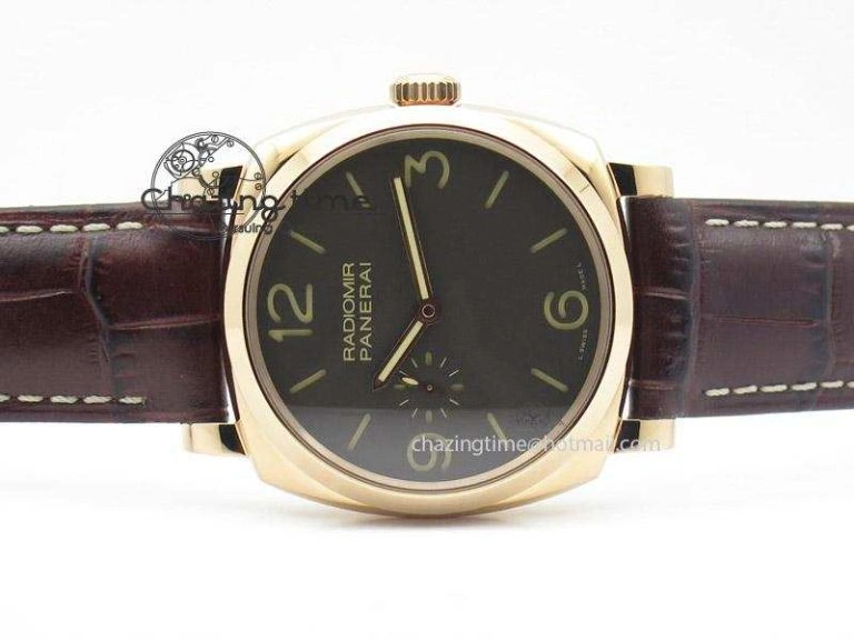 PAM573 Q V6F Brown Dial on Brown Leather Strap P2002