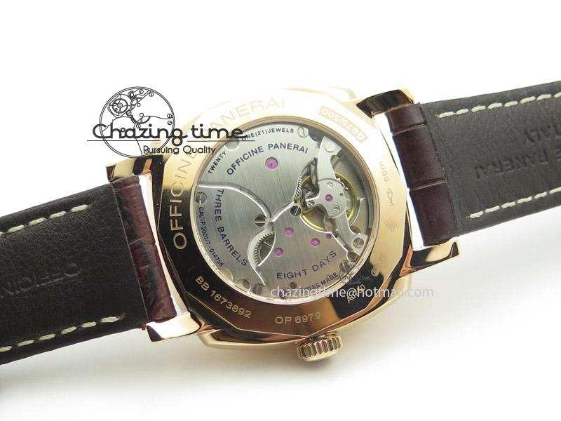 PAM573 Q V6F Brown Dial on Brown Leather Strap P2002