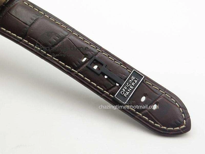 PAM573 Q V6F Brown Dial on Brown Leather Strap P2002