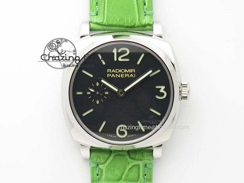PAM574 R V6F 1:1 Best Edition On Green Leather Strap P.1000