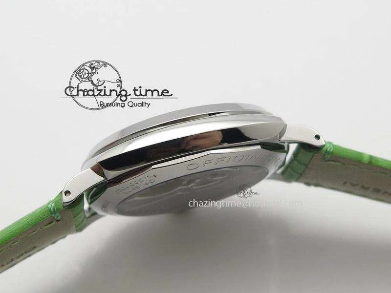 PAM574 R V6F 1:1 Best Edition On Green Leather Strap P.1000