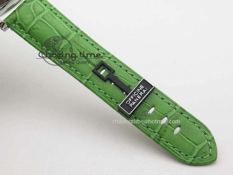PAM574 R V6F 1:1 Best Edition On Green Leather Strap P.1000