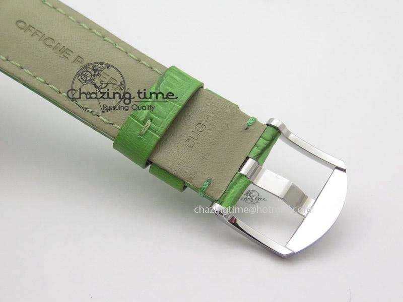 PAM574 R V6F 1:1 Best Edition On Green Leather Strap P.1000
