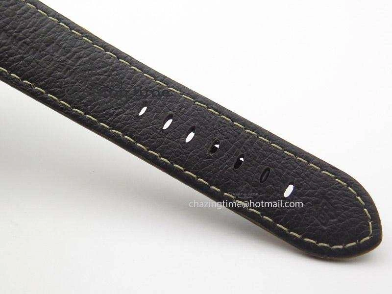PAM580 Q Real Ceramic V6F Best Edition Black Dial On Brown Asso Strap P.9100