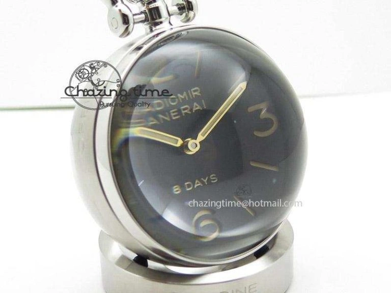 PAM581 V6F Table Clock Sphere 65mm With Box Set