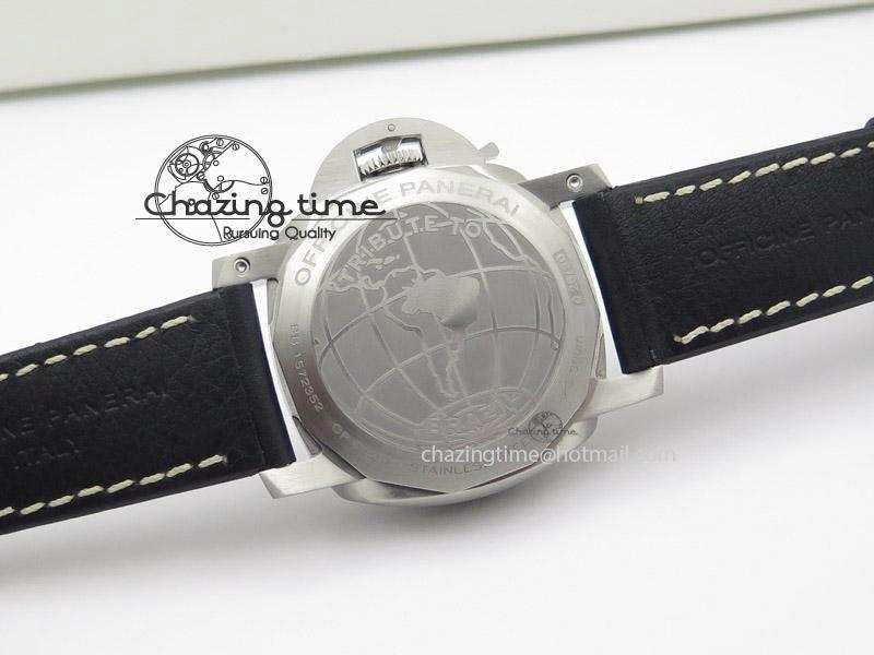 PAM586 Q “Brazil” ZF Best Edition on Black Leather Strap P.9001