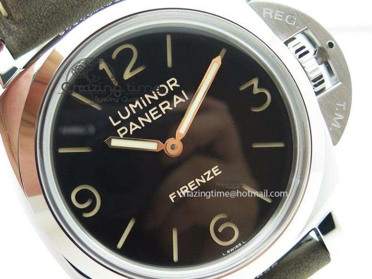 PAM605 Q Luminor 1950 3 Days Firenze SF Best Edition On Brown Asso Strap P.3000 Super Clone