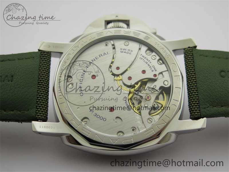 PAM606 HongKong Edition SS HWF 1:1 Best Edition on Nylon Strap A6497
