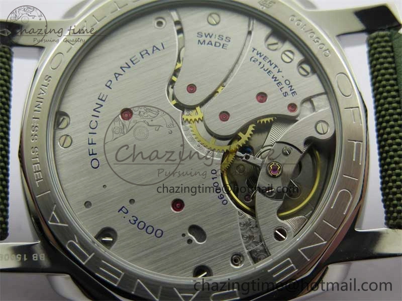 PAM606 HongKong Edition SS HWF 1:1 Best Edition on Nylon Strap A6497