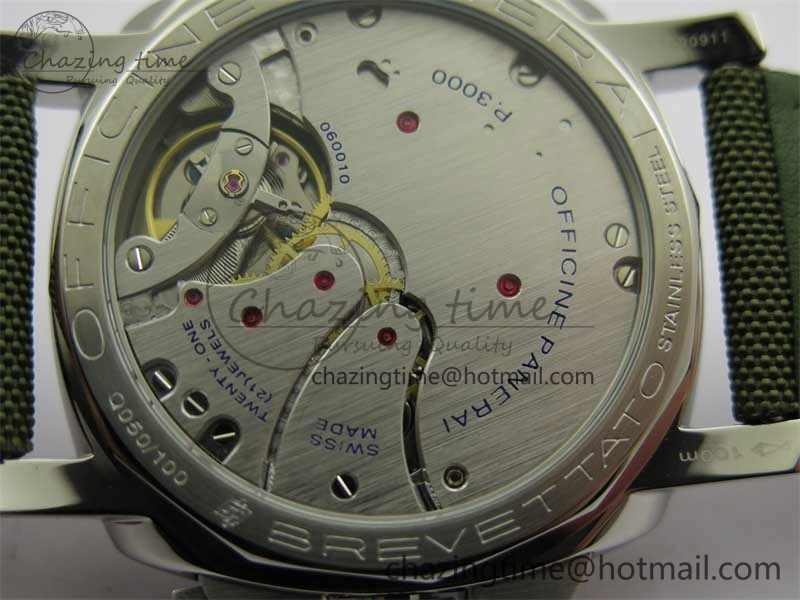 PAM606 HongKong Edition SS HWF 1:1 Best Edition on Nylon Strap A6497