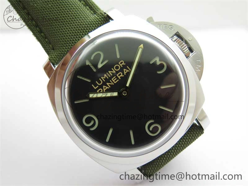 PAM606 HongKong Edition SS HWF 1:1 Best Edition on Nylon Strap A6497