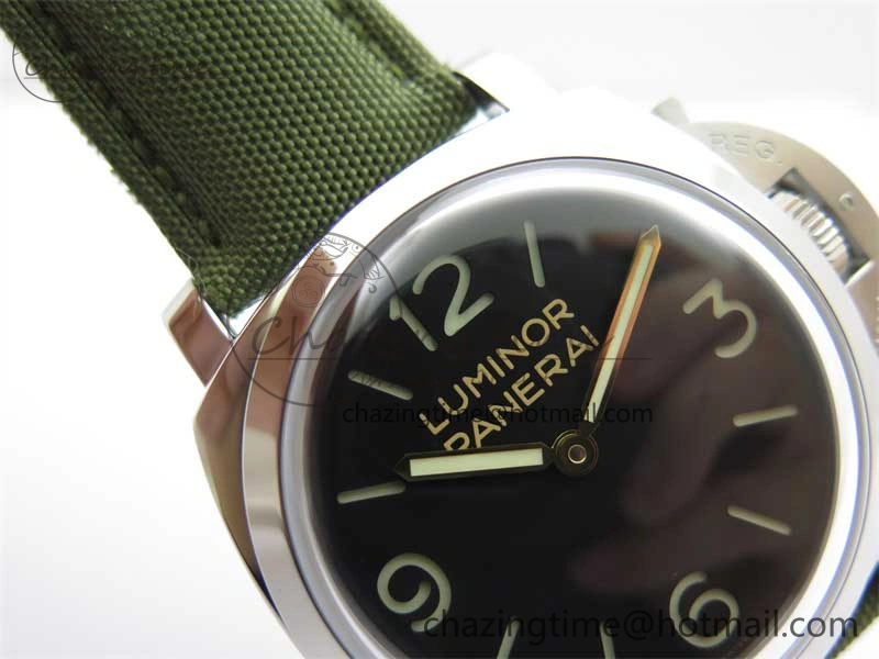 PAM606 HongKong Edition SS HWF 1:1 Best Edition on Nylon Strap A6497
