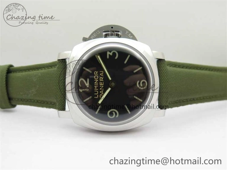 PAM606 HongKong Edition SS HWF 1:1 Best Edition on Nylon Strap A6497