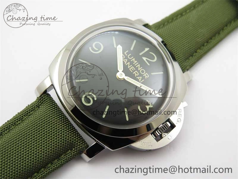 PAM606 HongKong Edition SS HWF 1:1 Best Edition on Nylon Strap A6497