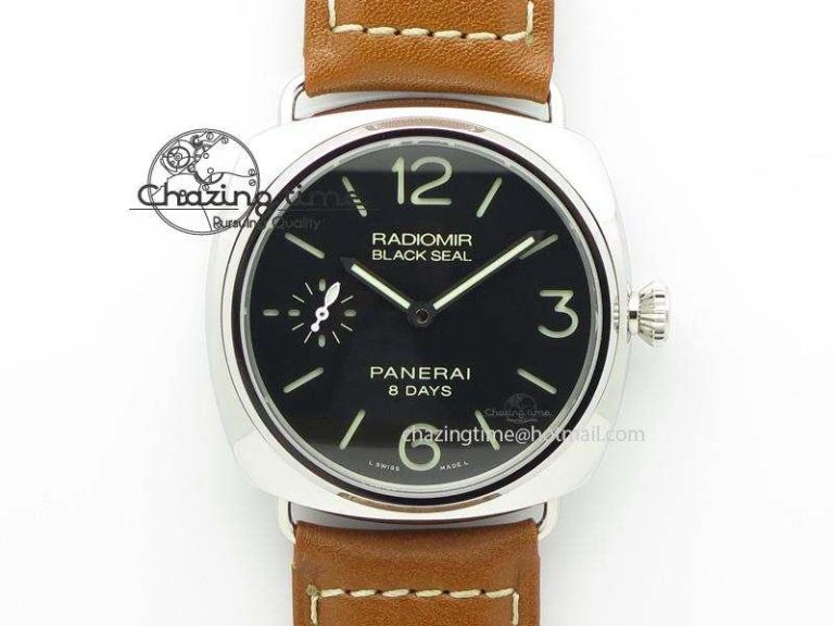PAM609 R Radiomir V6F 1:1 Best Edition On Brown Leather Strap P5000