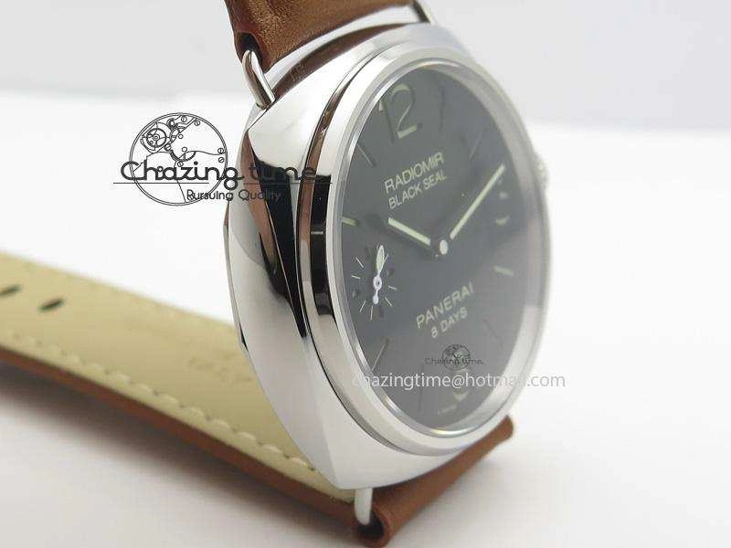 PAM609 R Radiomir V6F 1:1 Best Edition On Brown Leather Strap P5000