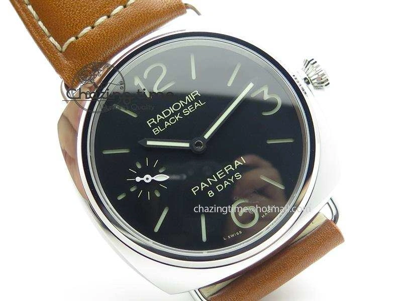 PAM609 R Radiomir V6F 1:1 Best Edition On Brown Leather Strap P5000