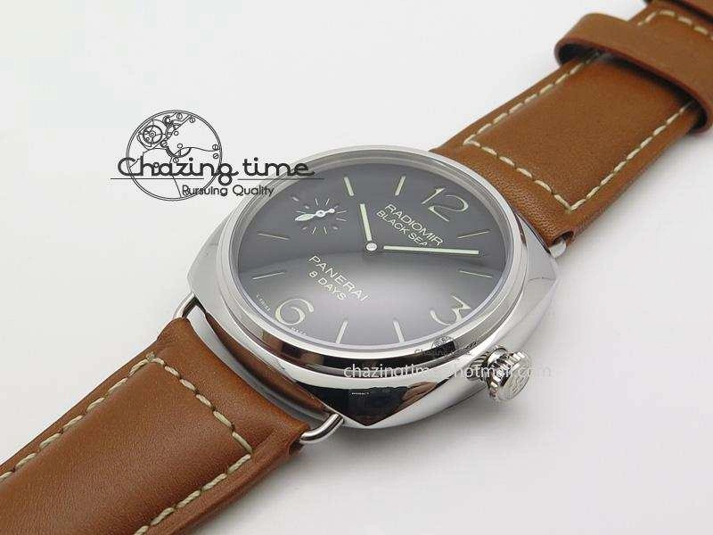 PAM609 R Radiomir V6F 1:1 Best Edition On Brown Leather Strap P5000