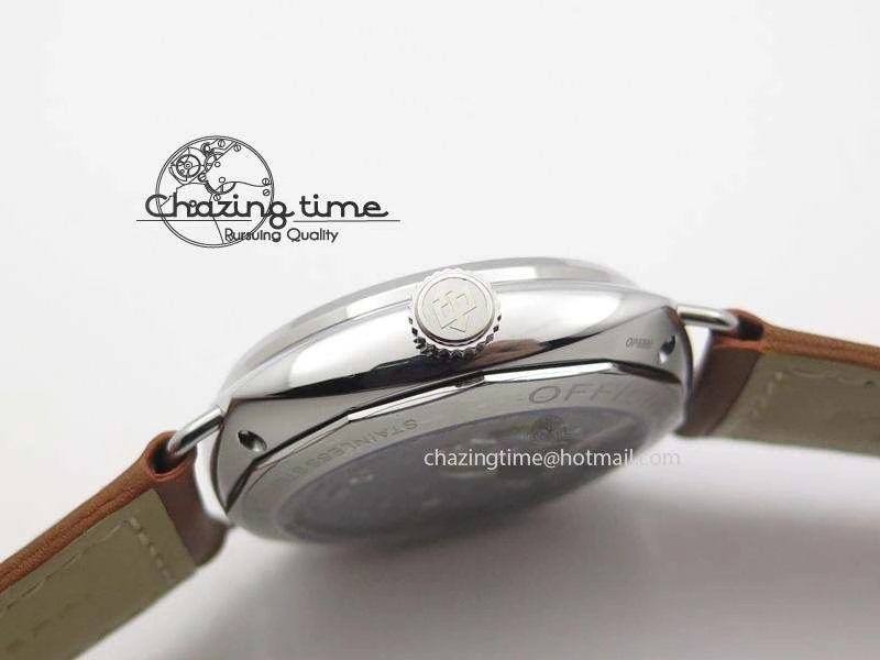 PAM609 R Radiomir V6F 1:1 Best Edition On Brown Leather Strap P5000