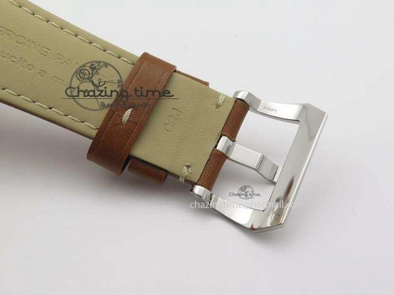 PAM609 R Radiomir V6F 1:1 Best Edition On Brown Leather Strap P5000
