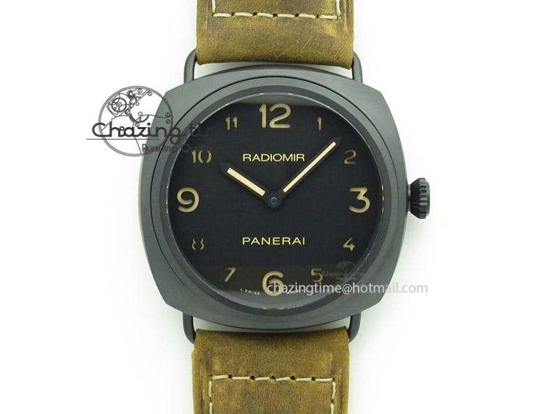PAM613 Q Real Ceramic V6F on Brown Asso Strap A6497