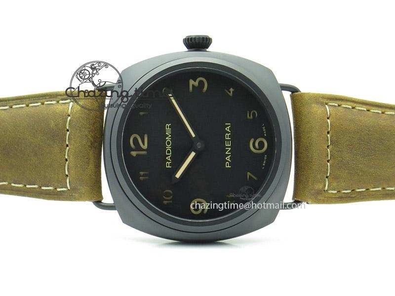 PAM613 Q Real Ceramic V6F on Brown Asso Strap A6497