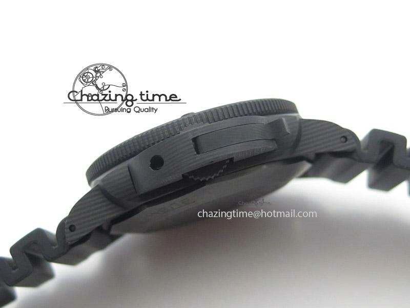 PAM616 Carbotech JF Best Edition On Blue Logo Black Rubber Strap P9000 Clone