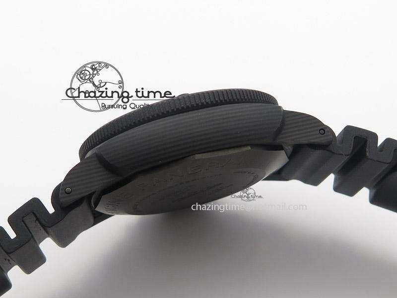 PAM616 Carbotech JF Best Edition On Blue Logo Black Rubber Strap P9000 Clone