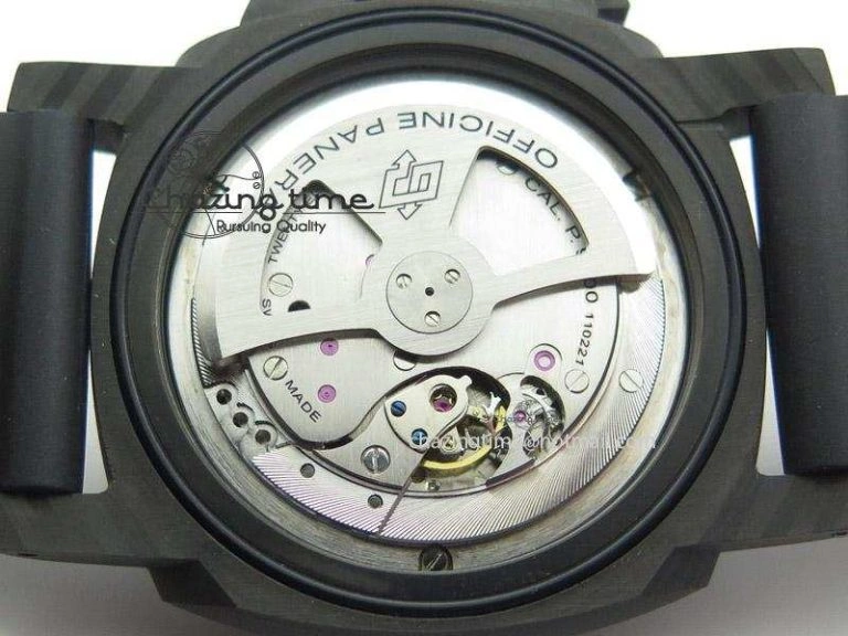PAM616 Carbotech JF Best Edition On Blue Logo Black Rubber Strap P9000 Clone