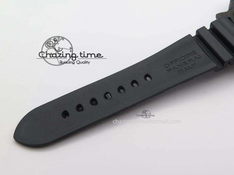 PAM616 Carbotech JF Best Edition On Blue Logo Black Rubber Strap P9000 Clone