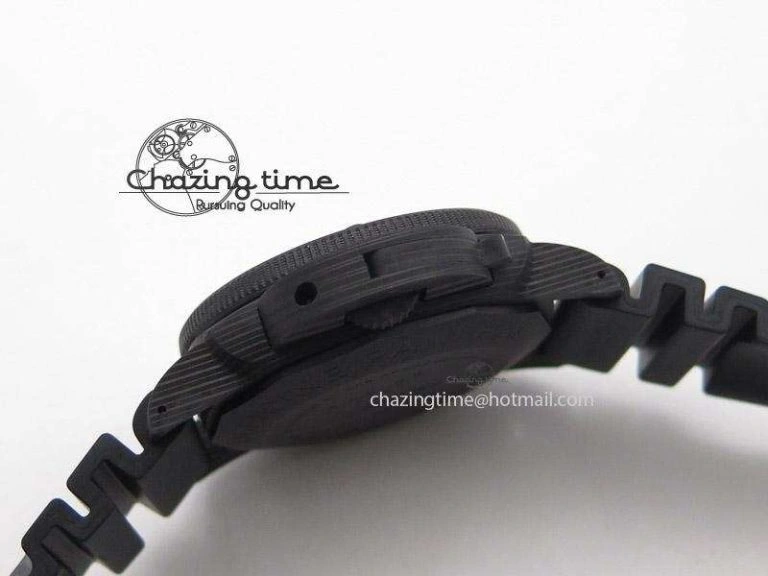 PAM616 Carbotech V6F Best Edition on Blue Logo Black Rubber Strap P9000