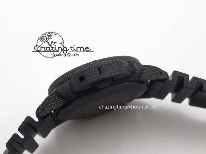 PAM616 Carbotech V6F Best Edition on Blue Logo Black Rubber Strap P9000