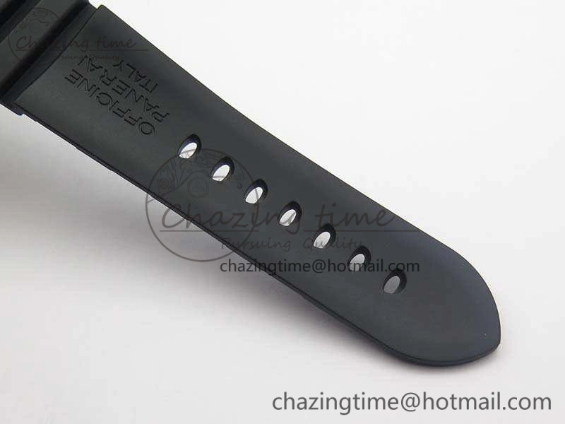 PAM616 Carbotech VSF Best Edition On Blue Logo Black Rubber Strap P.9000 Super Clone V3 (Free Leather Strap)