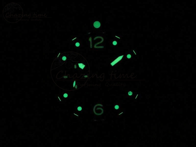 PAM616 Carbotech VSF Best Edition On Blue Logo Black Rubber Strap P.9000 Super Clone V3 (Free Leather Strap)