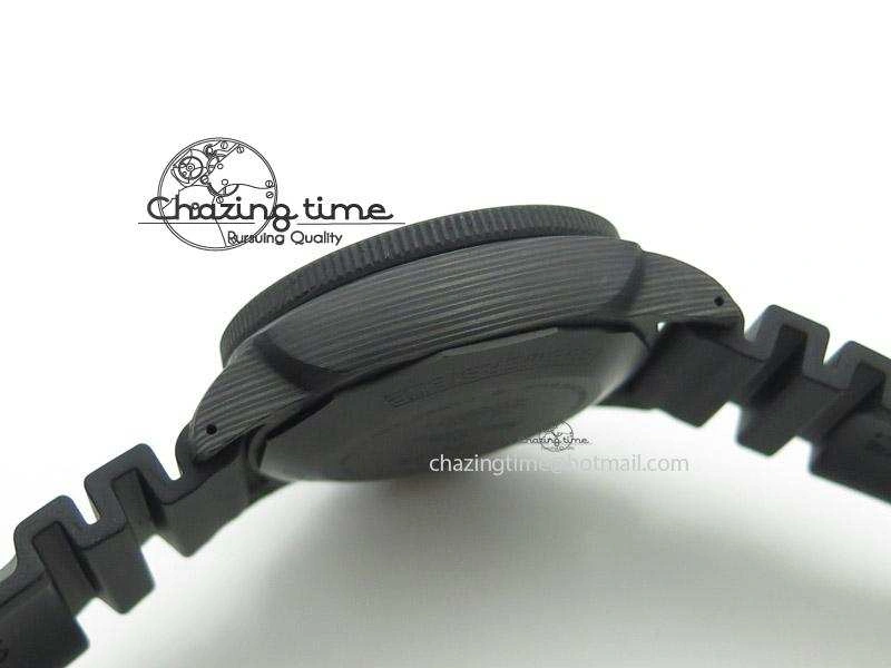 PAM616 Carbotech ZF Best Edition On Blue Logo Black Rubber Strap P9000