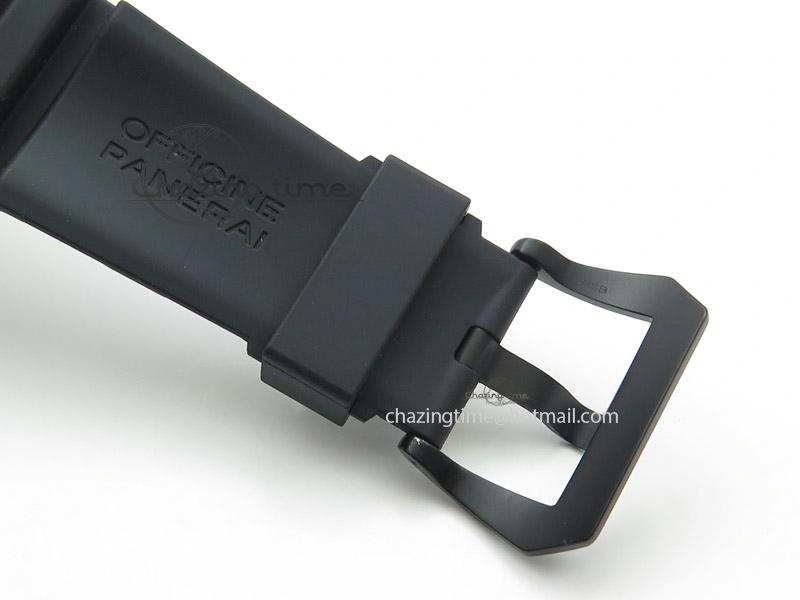 PAM616 Carbotech ZF Best Edition On Blue Logo Black Rubber Strap P9000