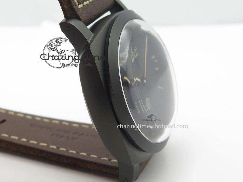 PAM617 R Luminor 1950 3 Days DLC ZF  Best Edition On Brown Leather Strap P3000 Superclone