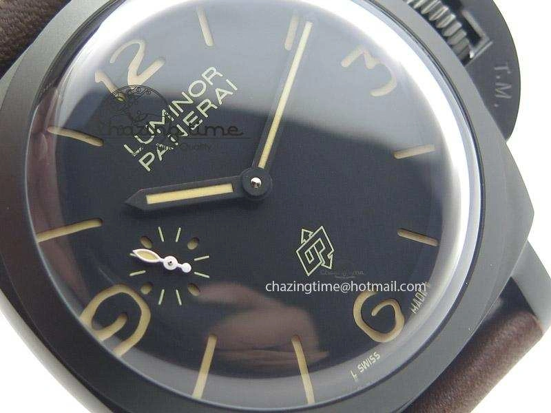 PAM617 R Luminor 1950 3 Days DLC ZF  Best Edition On Brown Leather Strap P3000 Superclone