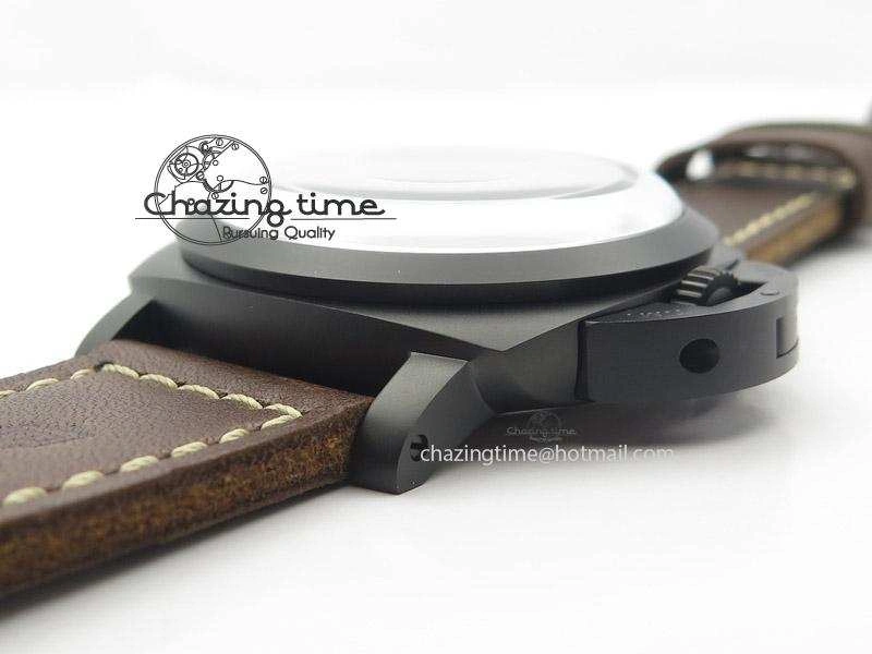 PAM617 R Luminor 1950 3 Days DLC ZF  Best Edition On Brown Leather Strap P3000 Superclone