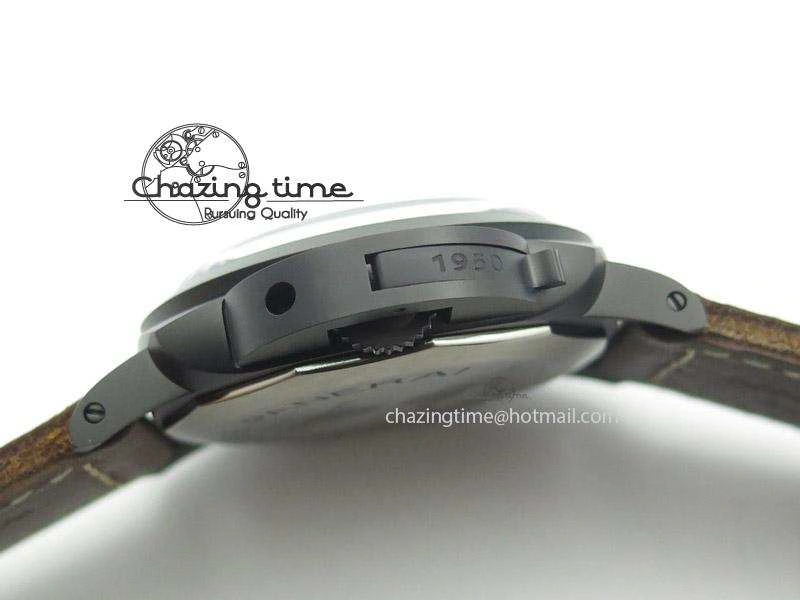 PAM617 R Luminor 1950 3 Days DLC ZF  Best Edition On Brown Leather Strap P3000 Superclone