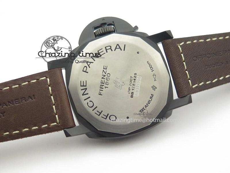 PAM617 R Luminor 1950 3 Days DLC ZF  Best Edition On Brown Leather Strap P3000 Superclone