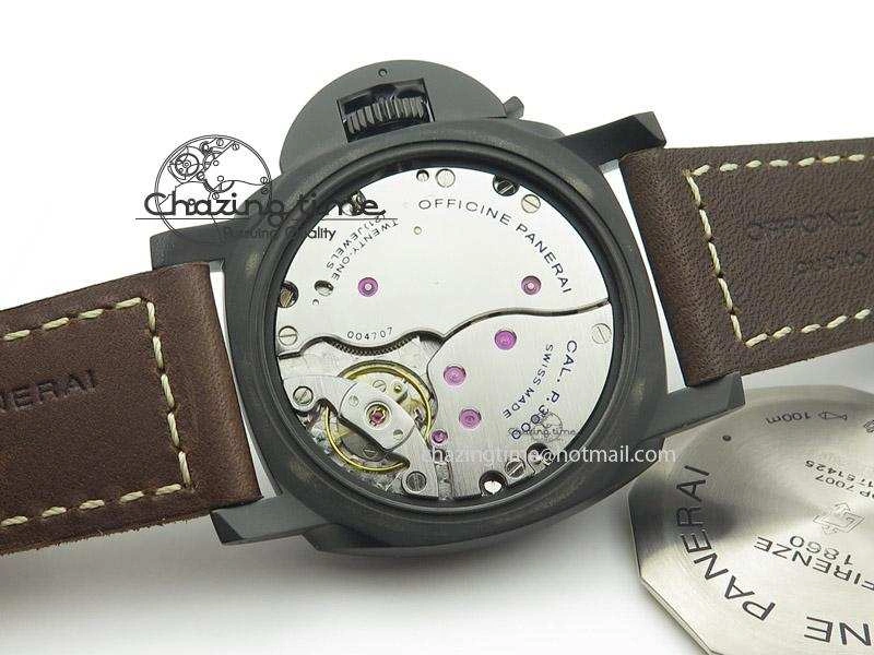 PAM617 R Luminor 1950 3 Days DLC ZF  Best Edition On Brown Leather Strap P3000 Superclone