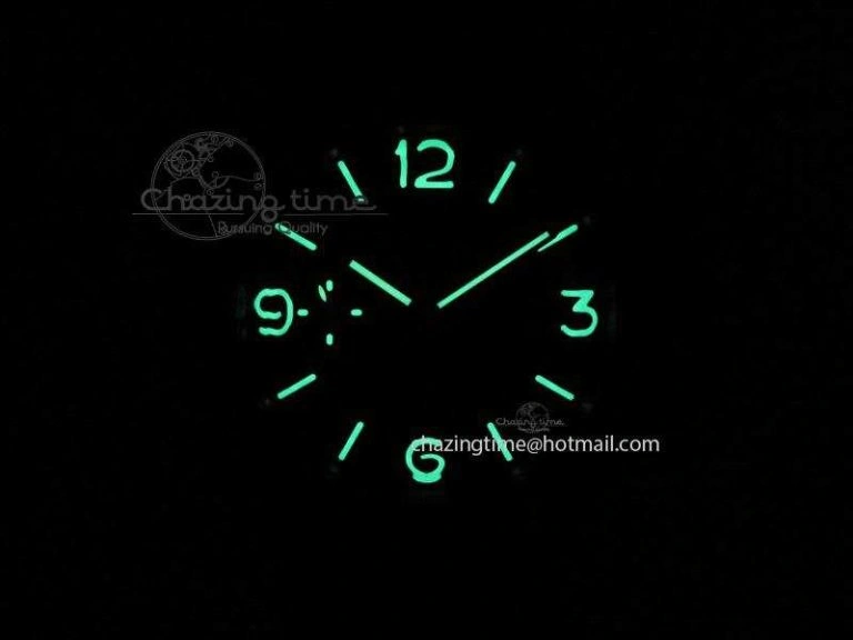 PAM617 R Luminor 1950 DLC V6F California Dial Sapphire Crystal On Brown Leather Strap P3000