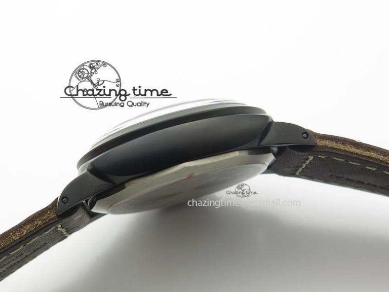 PAM617 R Luminor 1950 DLC V6F California Dial Sapphire Crystal On Brown Leather Strap P3000
